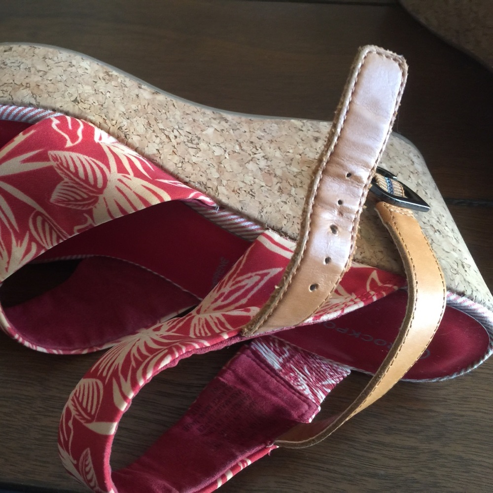 Adidas + Rockport Tropical Cork Wedges - Picture 3 of 4
