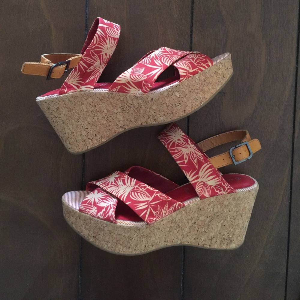 Adidas + Rockport Tropical Cork Wedges