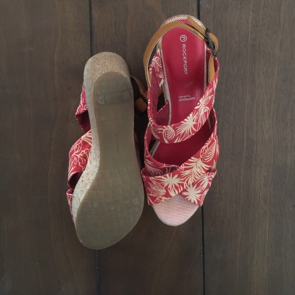 Adidas + Rockport Tropical Cork Wedges - Picture 2 of 4