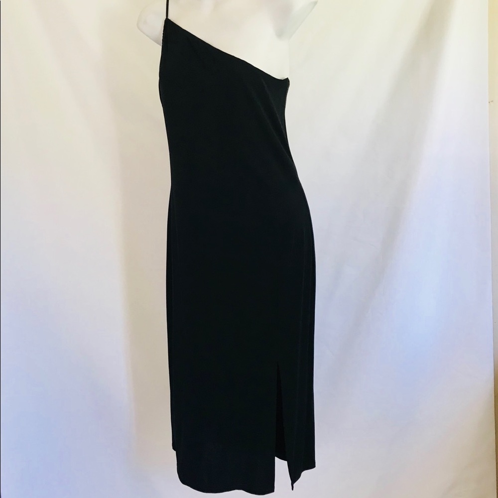 Kookai Sz 2 One Shoulder Strap Midi Dress
