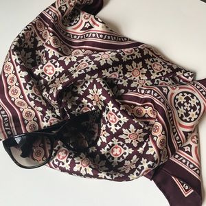 Vera Bradley 100% Silk Square Scarf