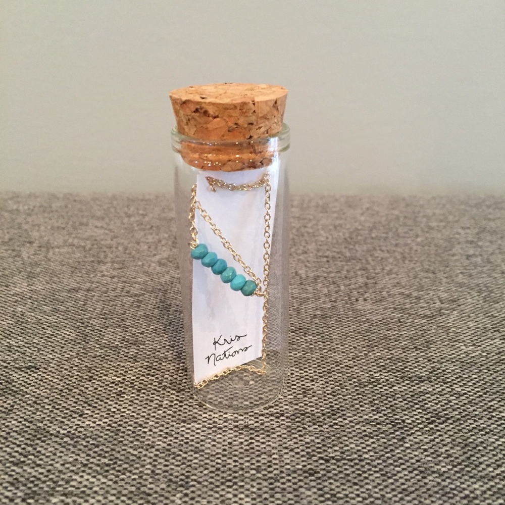 Kris Nations Turquoise Stone Necklace