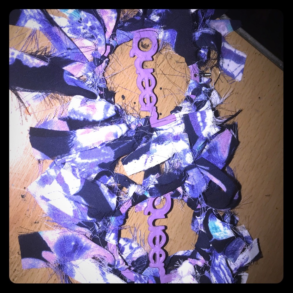 Custom Painted/Fabric Earrings