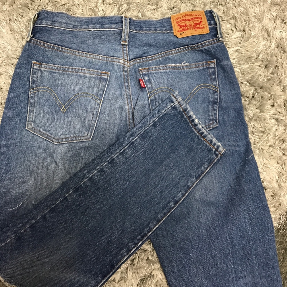 Levi’s 501 Distressed Jeans