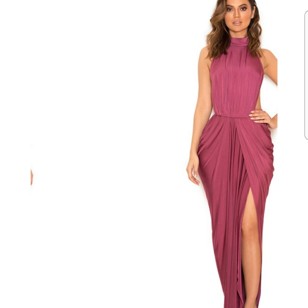 Vittoria raspberry dress by house of CB