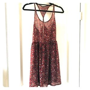 Sheer mini patterned Epique Moi dress