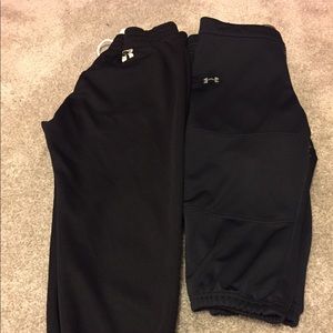 Under Amour Black Softball pants