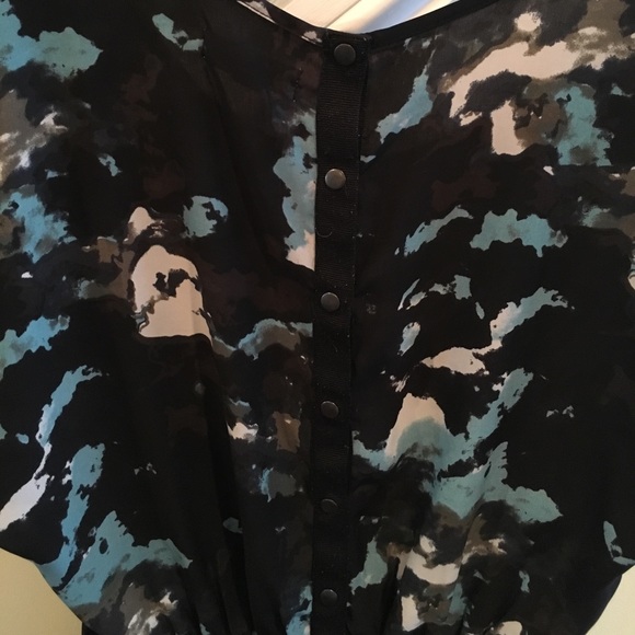 Water color black dress - Picture 3 of 3