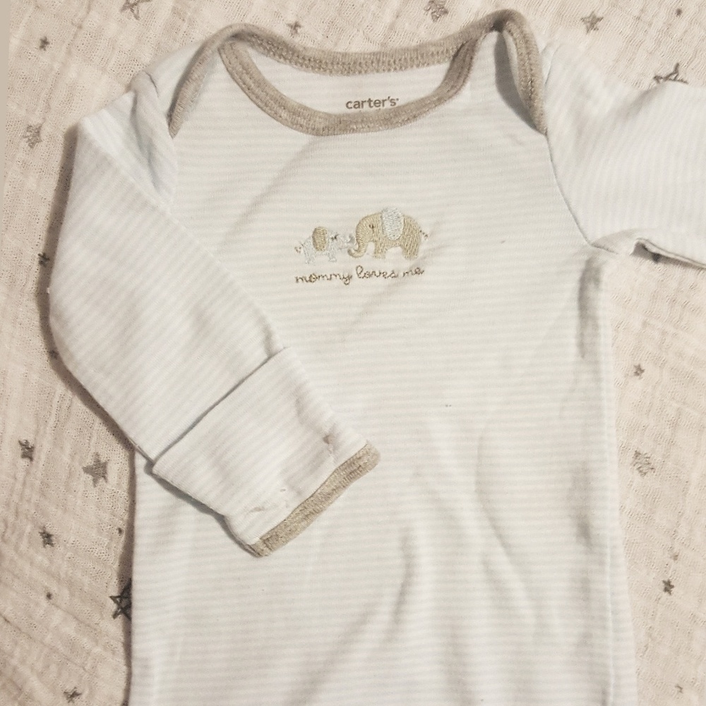 Elephant Baby Sleep Gown
