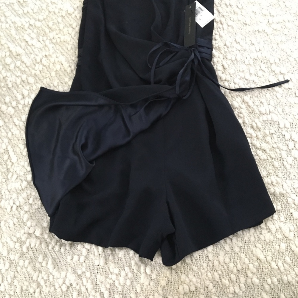 🎉SALE! Cynthia Steffe NAVY wrap romper - Picture 6 of 8
