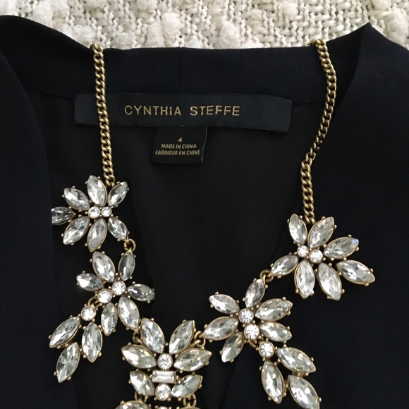 🎉SALE! Cynthia Steffe NAVY wrap romper - Picture 3 of 8