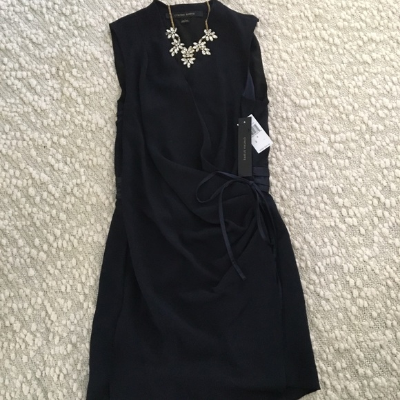 🎉SALE! Cynthia Steffe NAVY wrap romper - Picture 4 of 8