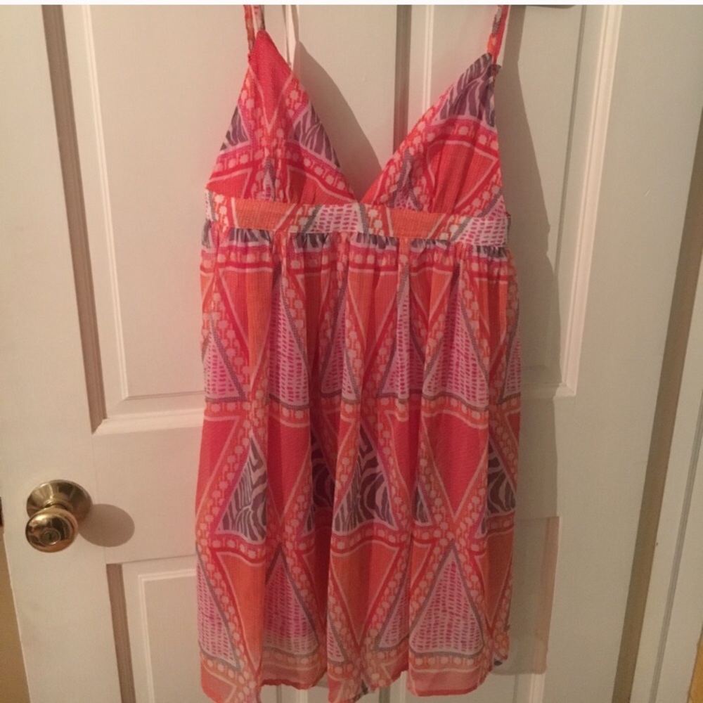 Flowy printed dress