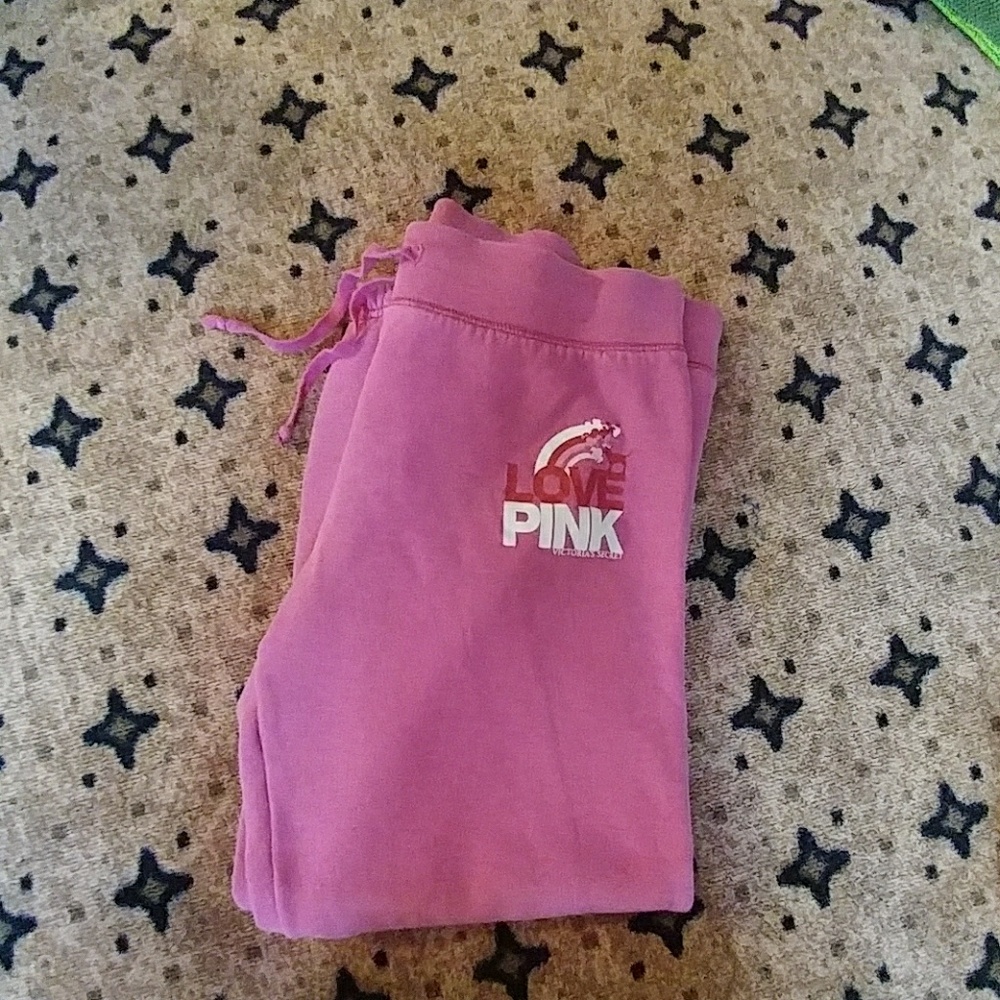 Pink jogger sweats❗Firm❗