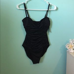 Classic Black One-Piece Bathing Suit
