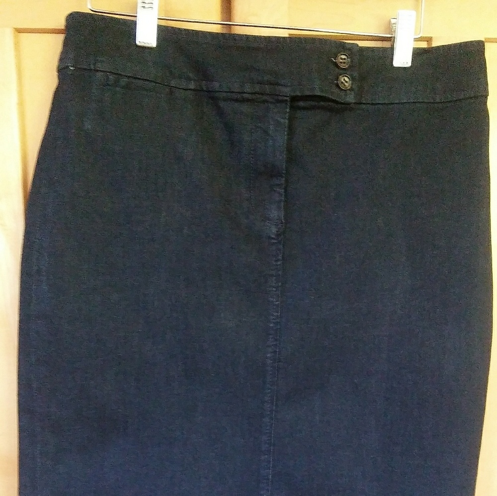 Talbot's Denim Pencil Skirt