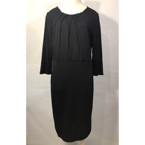Ann Taylor black 3/4 sleeves dress New