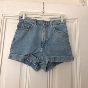 American Apparel Denim Shorts