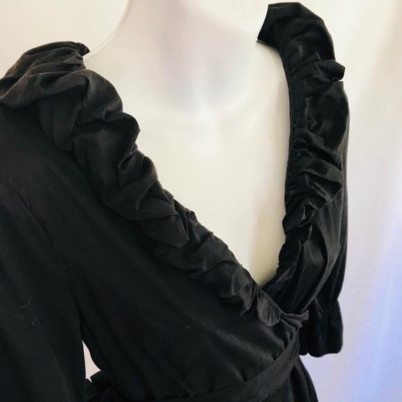 Black Semi Long Sleeve Esley Sz M Dress - Picture 2 of 6