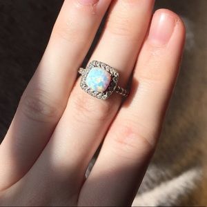 SALE!!!!! Opan & Diamond ring size 5