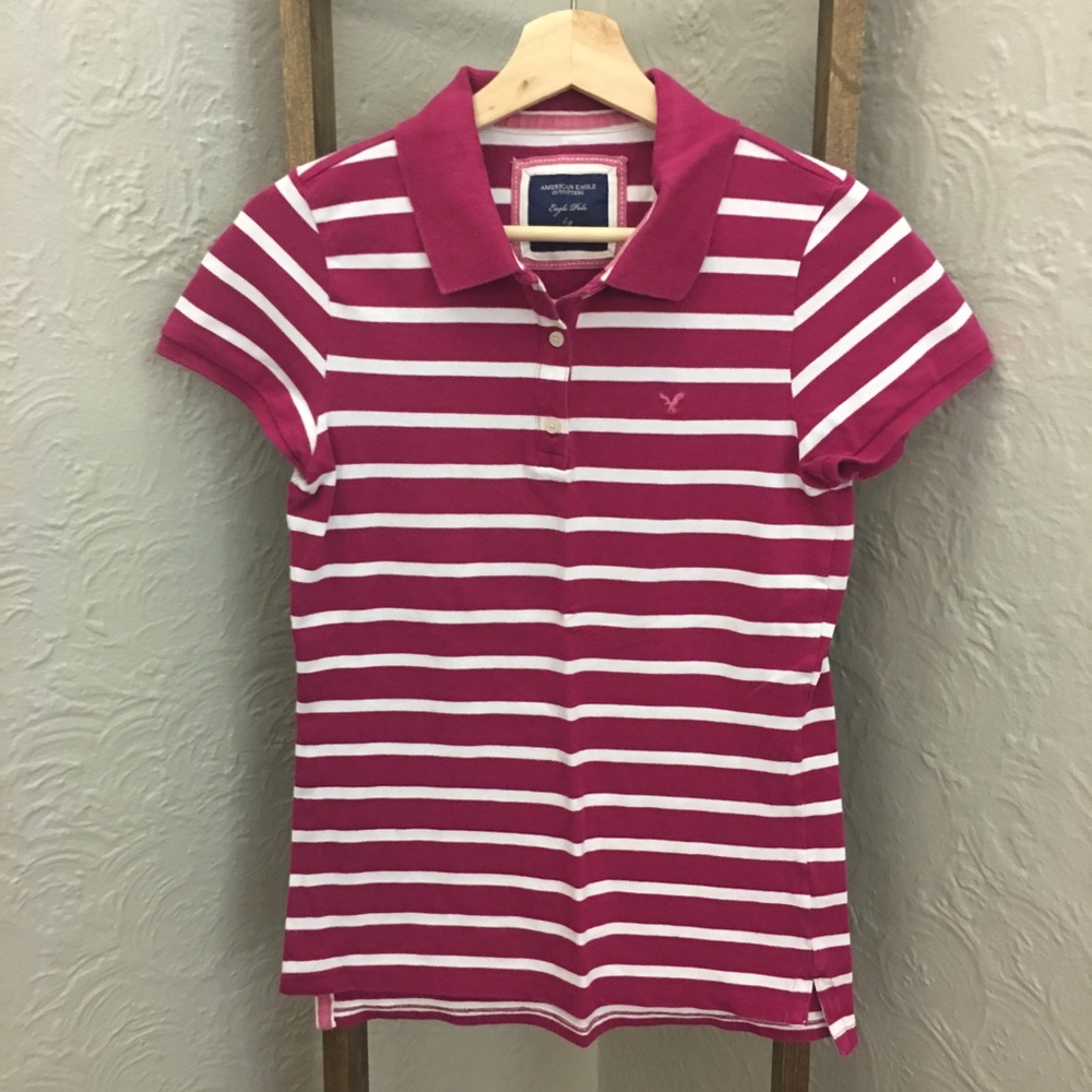 AEO Short Sleeve fitted polo. Good used condition!