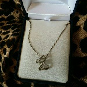 NIB Diamond butterfly necklace