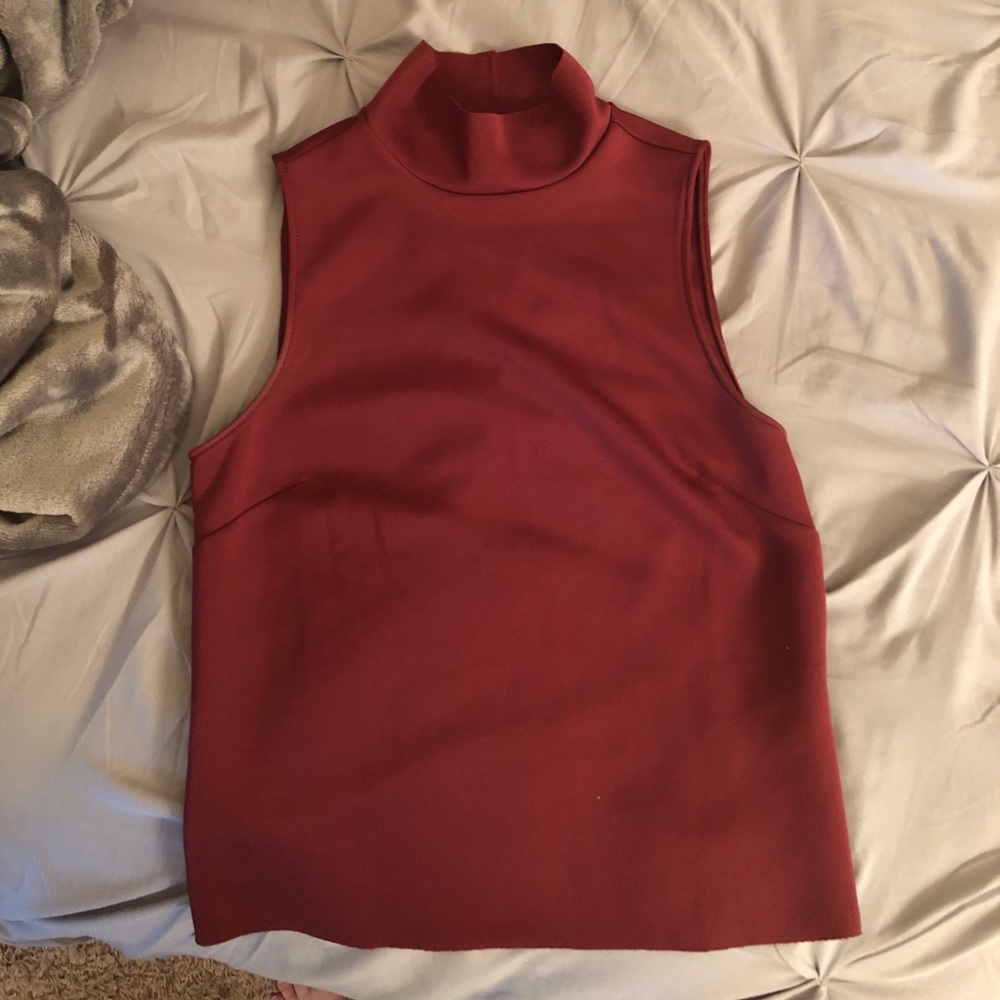 Zara Sleeveless Turtleneck
