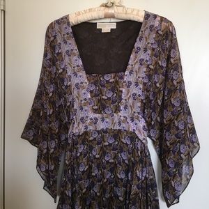 Michael Kors Midi to Maxi chiffon dress