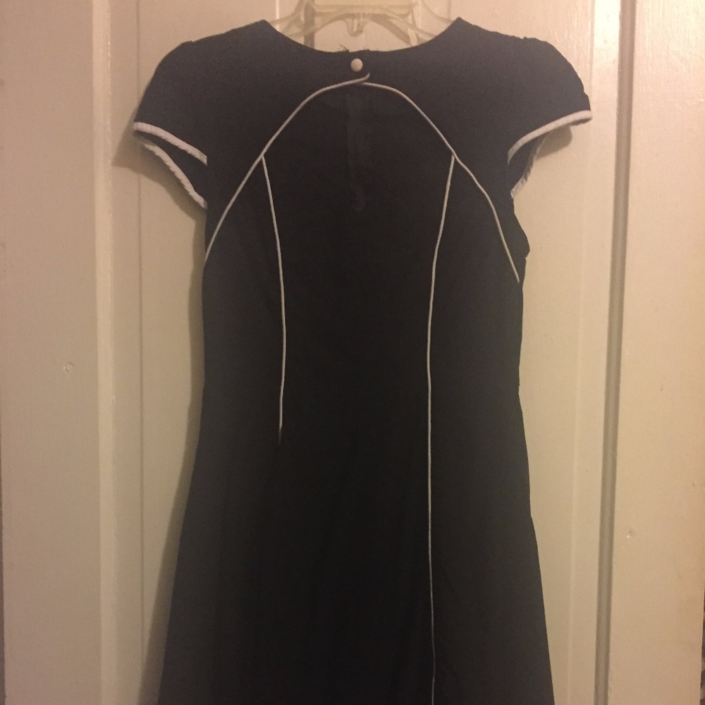 Pinup Style Fit & Flare Dress with chest cutout