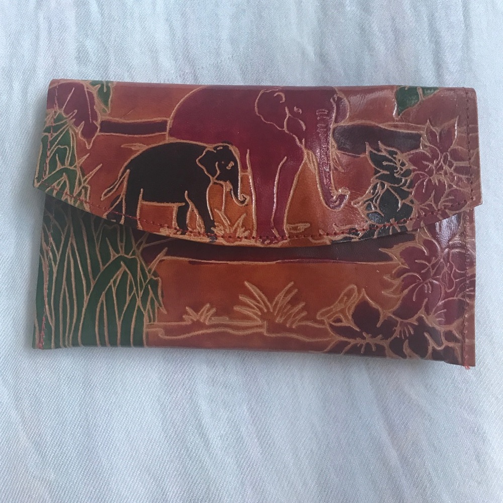Leather purse set
