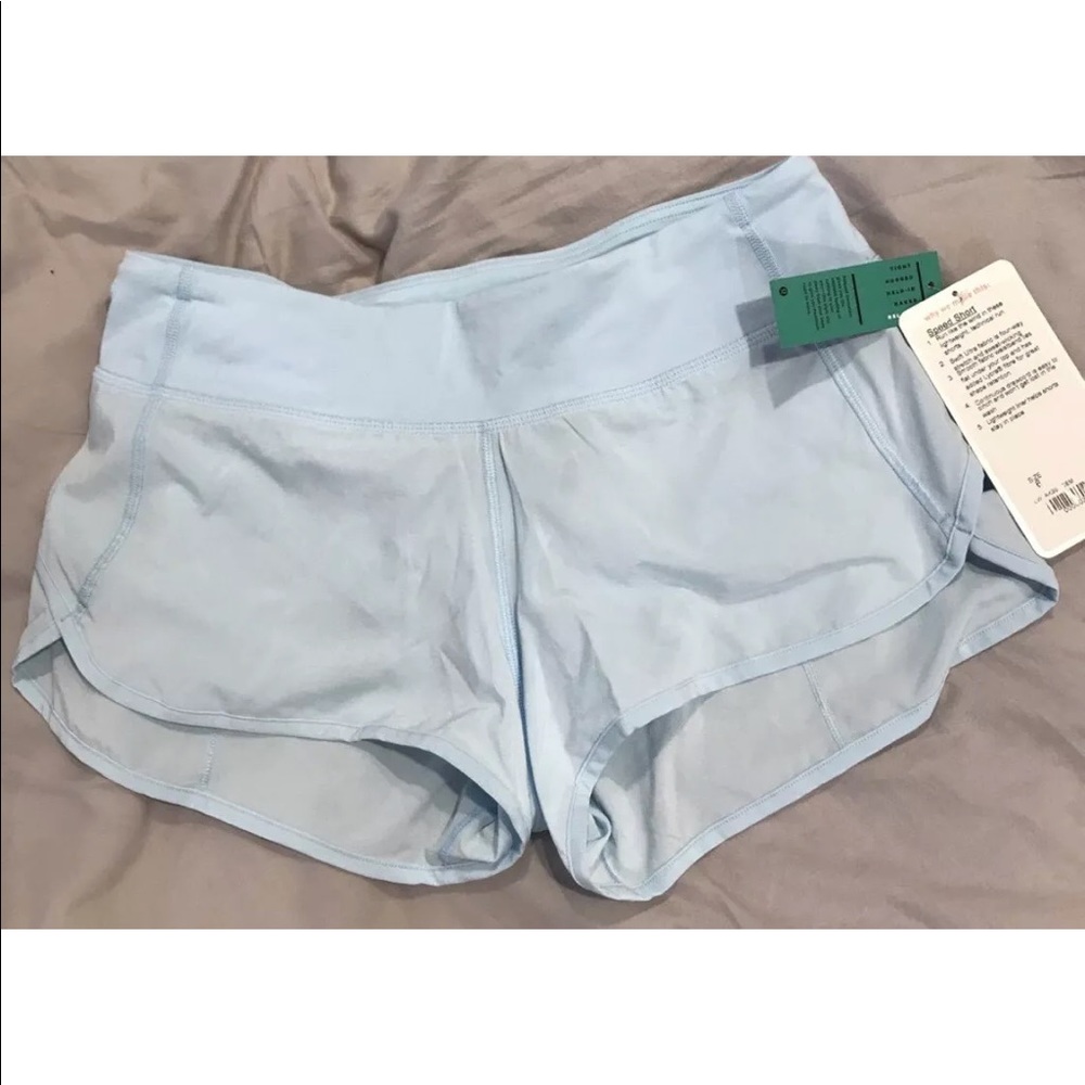 ❗️sold❗️Lululemon speed shorts Sz 6 iced milk Rare - Picture 4 of 5