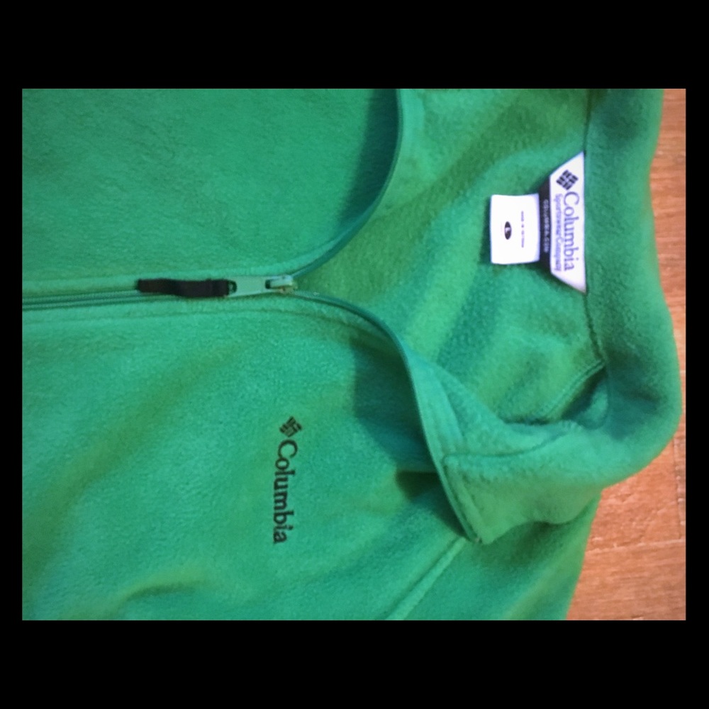Columbia Green Fleece Jacket