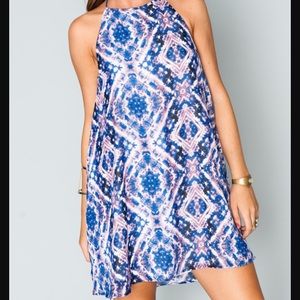Show me your mumu Katy Halter Dress in Purple Haze