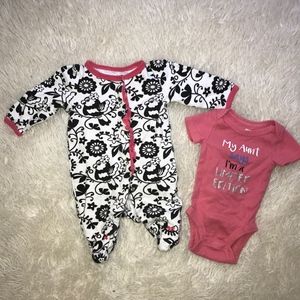 Koala Baby Newborn Long and Short Sleeve Onesies