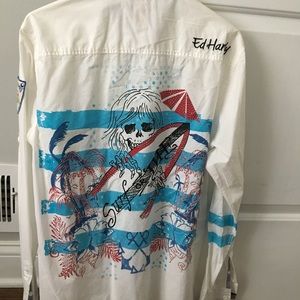 Ed hardy men’s long sleeve shirt size M