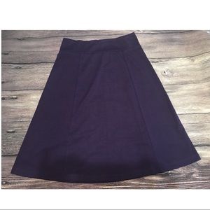 Purple Lands End Knit Skirt