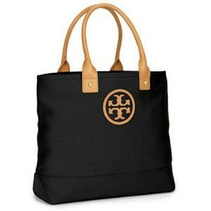 Black Tory Burch Canvas Handbag