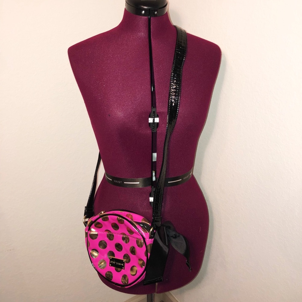 100% authentic Betsey Johnson polka dot bag