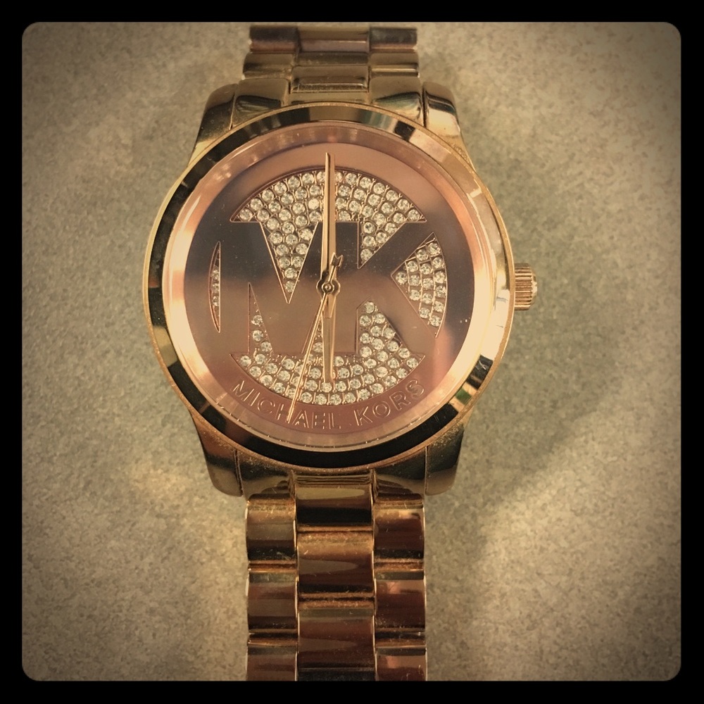 Rose Gold Michael Kors watch