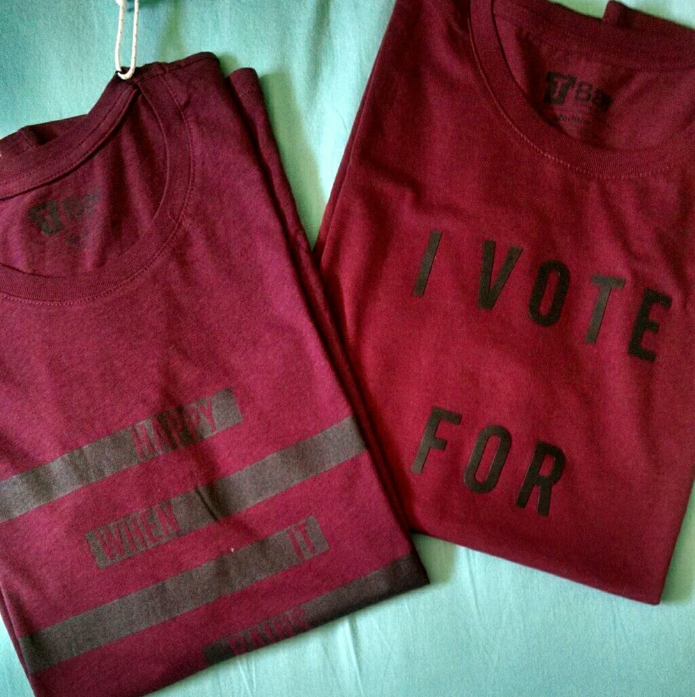 On hold - 2 Maroon Shirts