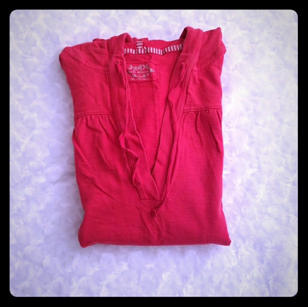Red hoodie