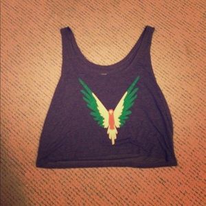Maverick flowy small tank top