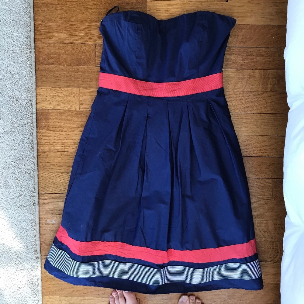Francesca's collection strapless dress