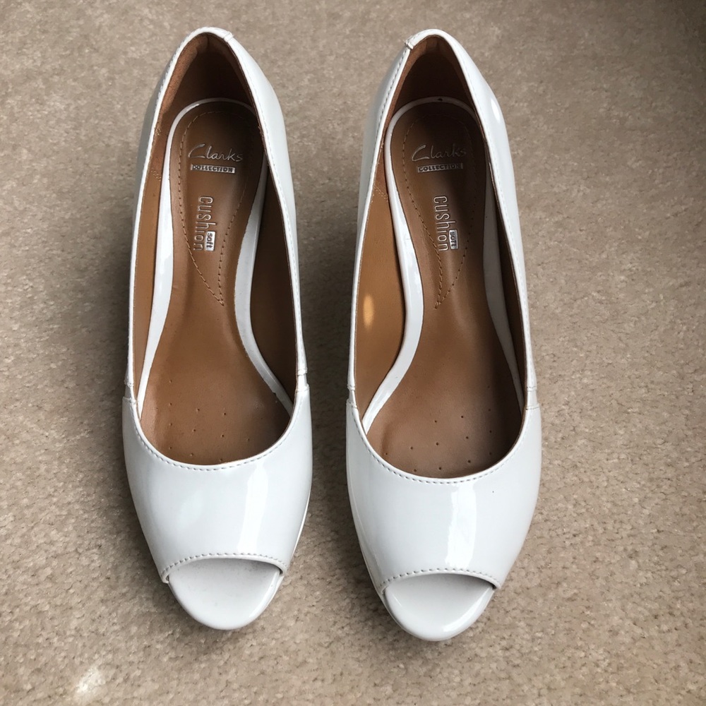 Clarks  Peep-Toe Pumps