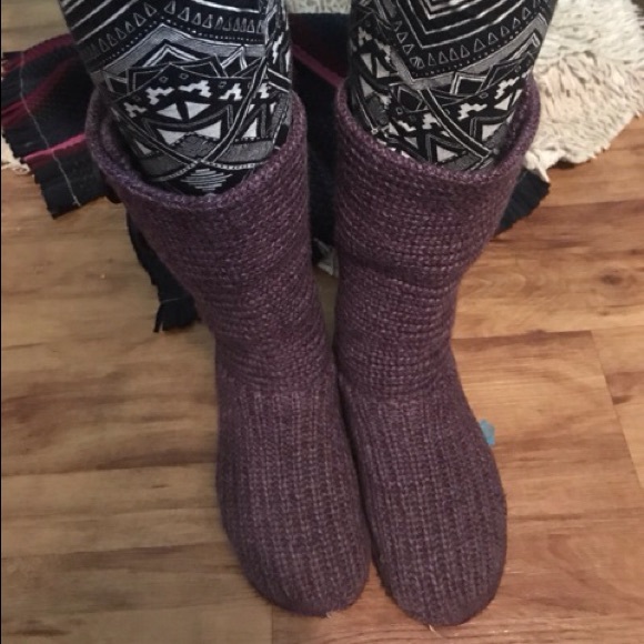 Purple knit ugg boots authentic - Picture 3 of 6