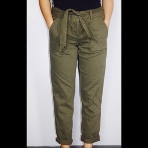 LOFT Green Cargo Pants