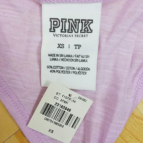 Pink Victoria's Secret tank top NWT - Picture 3 of 6