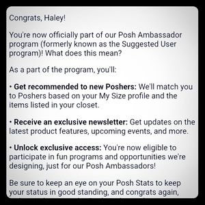I'm A Posh Ambassador❤❤❤