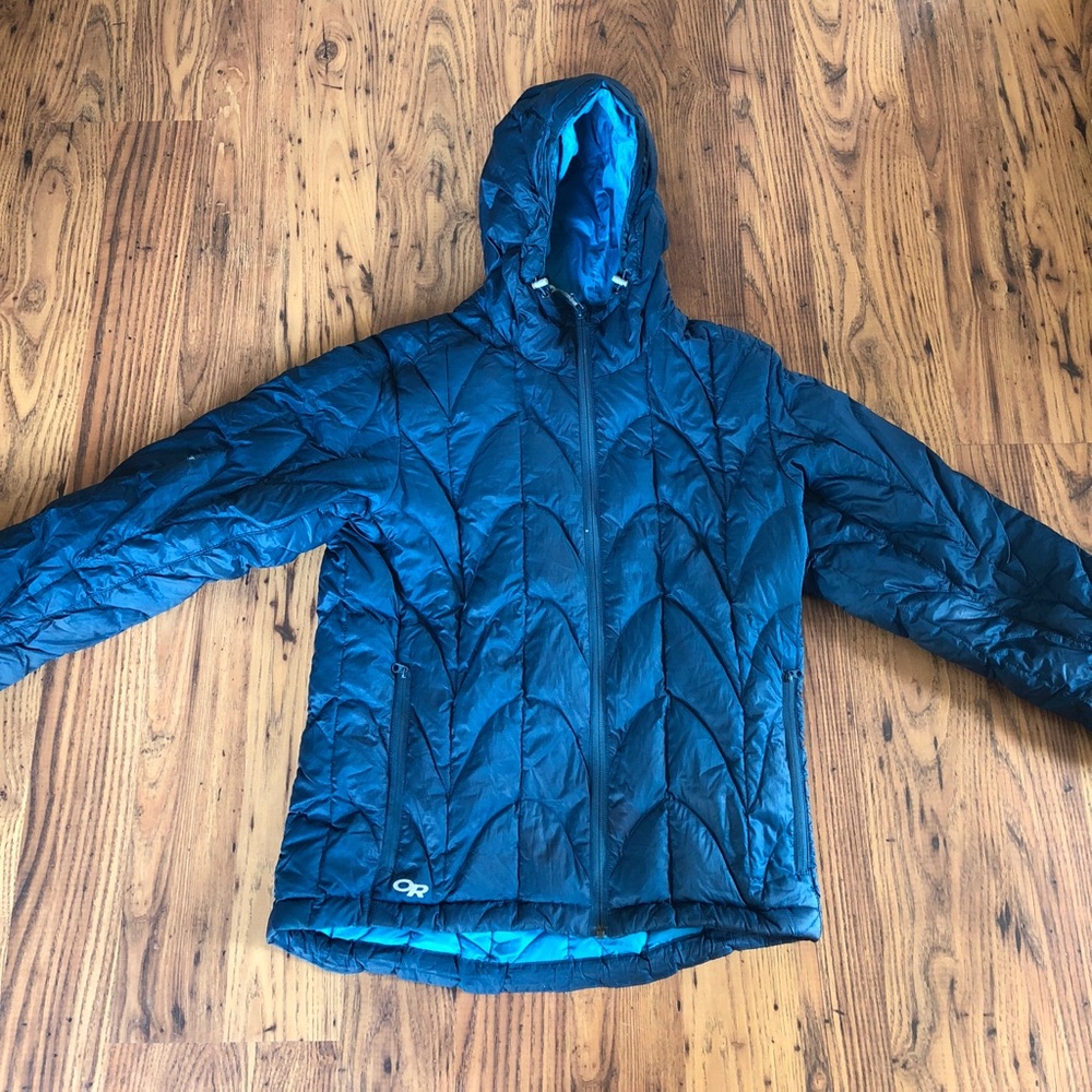 Outdoor Research down puffy jacket