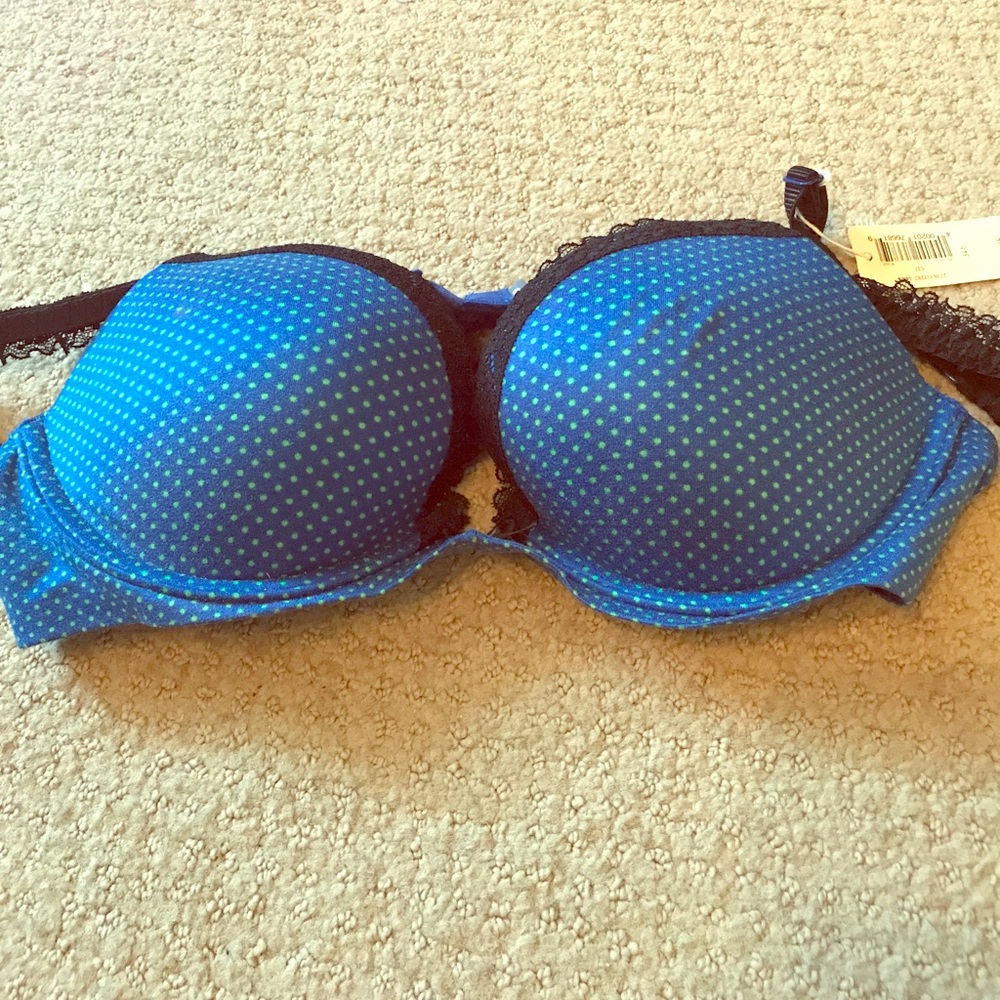 Aerie padded polka dot bra NWT 34b